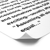 Economist Poster (Ecke)