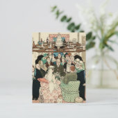 "Economy of Space" von W Heath Robinson Postkarte (Stehend Vorderseite)