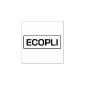 Ecopli-Ideal-Poststempel Gummistempel (Prägung)