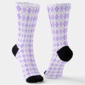 EcoPurple Diamond Socken (Gewinkelt)