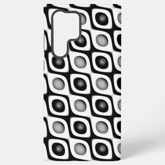 Ecosphere Geometric 8k Seamless  Samsung Galaxy Hülle (Rückseite)
