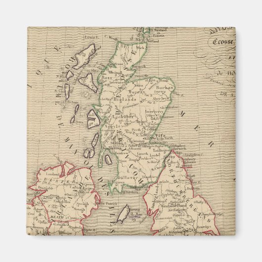 Ecosse, Irlande et Man 1100 a 1280 Magnet (Vorne)