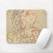 Ecosse, Irlande et Man en 1100 Mousepad (Mit Mouse)