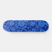 Ecosystem - Baby Blue on Dp Navy Skateboard (Horizontal)