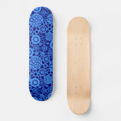 Ecosystem - Baby Blue on Dp Navy Skateboard (Vorderseite)
