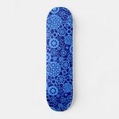 Ecosystem - Baby Blue on Dp Navy Skateboard (Vorderseite)