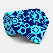 Ecosystem - Eisblau auf der Marine des Dp Krawatte (Gerollt)