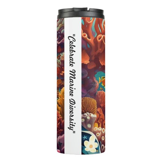 "Ecosystem Elegance" Thermosbecher (Rückseite)