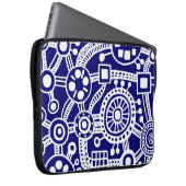 Ecosystem III Weiß für die Marine des DP Laptopschutzhülle (Vorne Rechts)