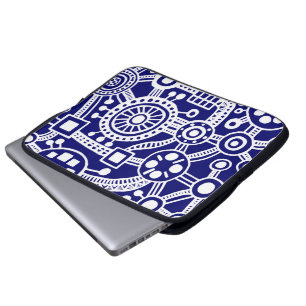 Ecosystem III Weiß für die Marine des DP Laptopschutzhülle