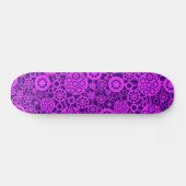 Ecosystem - Leichte Violette auf Lila Skateboard (Horizontal)
