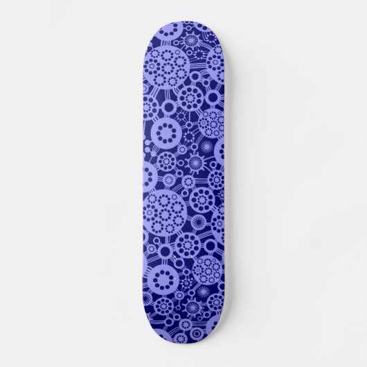 Ecosystem - Pastel Blue auf DP Navy Skateboard (Vorderseite)