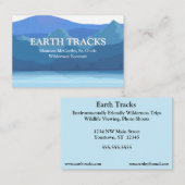 Ecotourism Resort Wilderness Guide Business Card Visitenkarte (Vorne/Hinten)