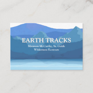 Ecotourism Resort Wilderness Guide Business Card Visitenkarte