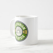 Ecotourismus Malaysia Asien Green Slow Travel Logo Kaffeetasse (Vorderseite Links)