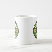 Ecotourismus Malaysia Asien Green Slow Travel Logo Kaffeetasse (Mittel)