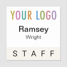 Ecru 2x2 Abzeichen Event Logo Platz Button