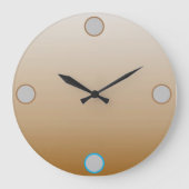 ECRU Acrylwanduhr | m3galleryStudio Große Wanduhr (Vorderseite)