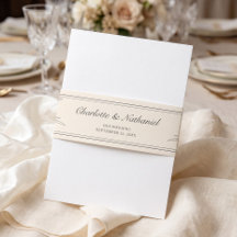 Ecru-Blatt-Zweig formelle Hochzeit
