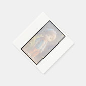 Ecru Farben 4d Fotografie Serviette (Ecke)