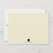 Ecru pastel dot wedning Save the Date (Rückseite)