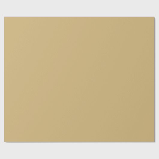 Ecru Solid Schlicht Color Geschenkpapier (Flach)