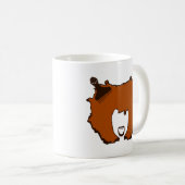 ECSTATIC in BROWN Kaffeetasse (VorderseiteRechts)