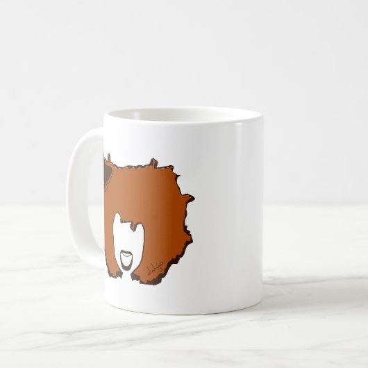 ECSTATIC in BROWN Kaffeetasse (Vorderseite Links)