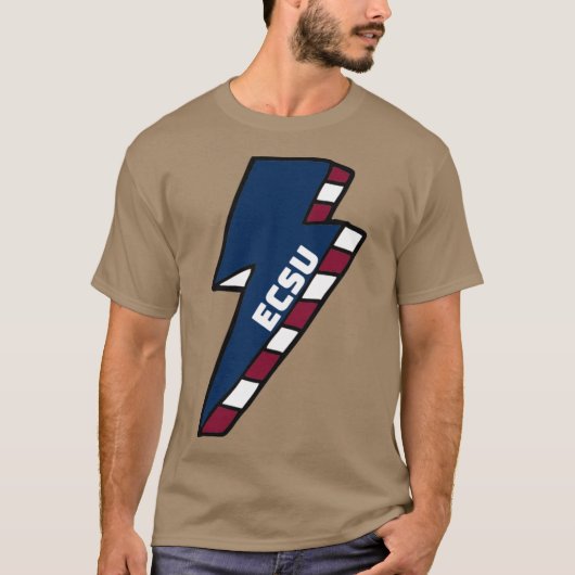 ECSU Eastern Connecticut State University Lightnin T-Shirt (Vorderseite)