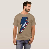 ECSU Eastern Connecticut State University Lightnin T-Shirt (Vorne ganz)