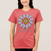 Ectoplasm Namaste Kaleidoscope Tri-Blend Shirt (Vorderseite)