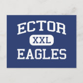 Ector - Eagles - Junior High School - Odessa Texas Postkarte (Vorderseite)