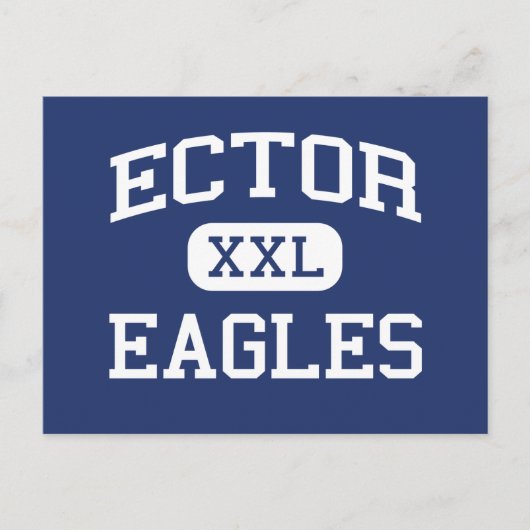 Ector - Eagles - Junior High School - Odessa Texas Postkarte (Vorderseite)