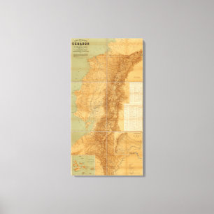 Ecuador 2 leinwanddruck