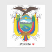 Ecuador Aufkleber (Blatt)