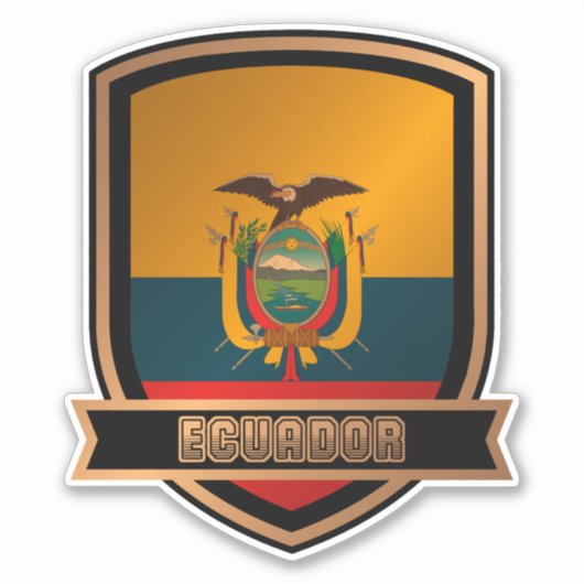 Ecuador Aufkleber (Vorderseite)
