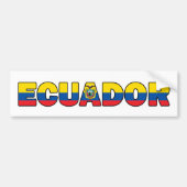Ecuador-Autoaufkleber Autoaufkleber (Vorne)