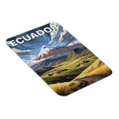 Ecuador Avenue der Vulkane Reise Magnet (Rechte Seite)