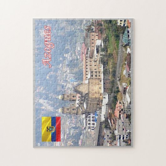 Ecuador - Azoren - Puzzle (Vertikal)