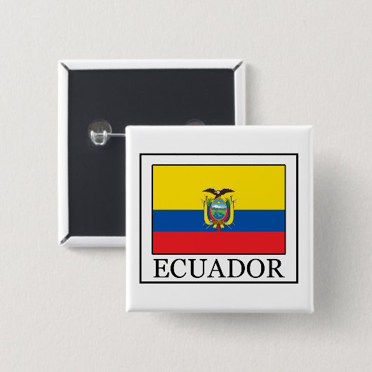 Ecuador Button (Vorne & Hinten)