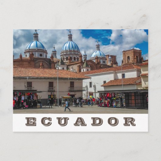 Ecuador, (Cuenca) Postkarte (Vorderseite)