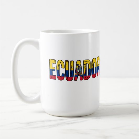 Ecuador-Design Kaffeetasse (Links)