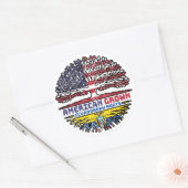 Ecuador Ecuadorian Ecuadorian Ecuadorian Ecuadoran Runder Aufkleber (Umschlag)