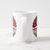 Ecuador Ecuadorianisch Schweizer Schweiz Baum Jumbo-Tasse (Rückseite)