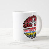 Ecuador Ecuadorianisch Schweizer Schweiz Baum Jumbo-Tasse (Vorderseite Rechts)