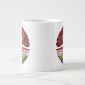 Ecuador Ecuadorianisch Schweizer Schweiz Baum Jumbo-Tasse (Vorderseite)