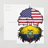 Ecuador Ecuadorianische amerikanische Tree Roots F Postkarte (Vorne/Hinten)