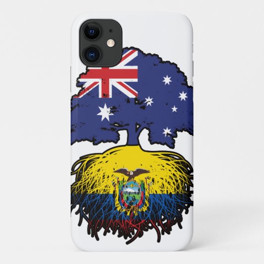 Ecuador Ecuadorianische australische Tree Roots Case-Mate iPhone Hülle (Rückseite)