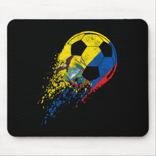 Ecuador Ecuadorianische Flagge Fußballspieler Mousepad