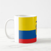 Ecuador (ecuadorianische Flagge) Kaffeetasse (Links)